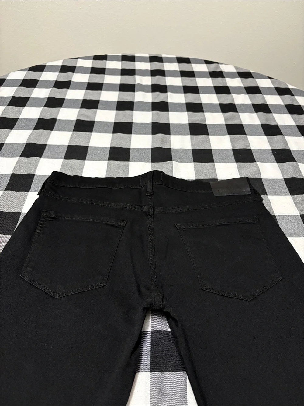 PAIGE Transcend Federal Slim Straight Jean Black Shadow Men Size 32 x 30 Stretch